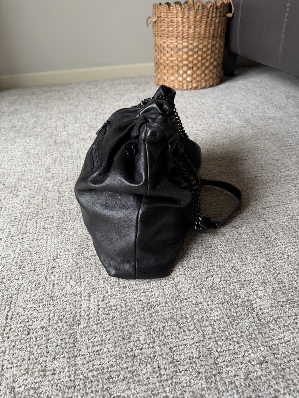 Aimee Kestenberg Willow Leather Shoulder Tote Bag Purse - Picture 5 of 14